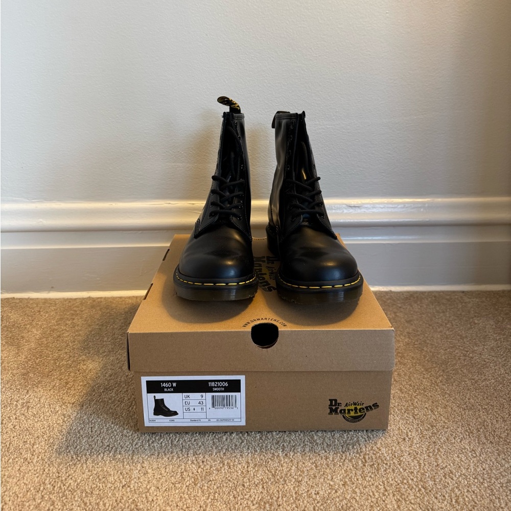 Dr. Martens Classic Black Lace-Up Boots